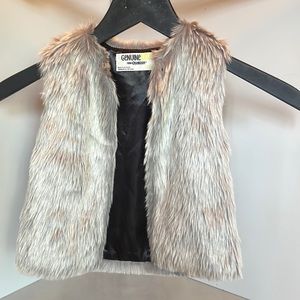 Faux Fur Vest 2T-3T